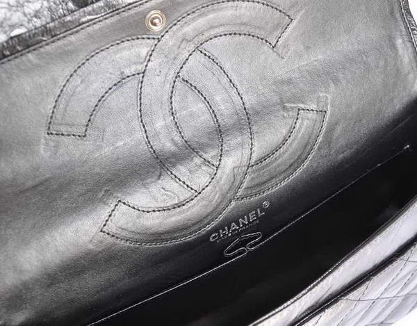 AAA Chanel 1113 Classic Flap Bag Leather Black Replica